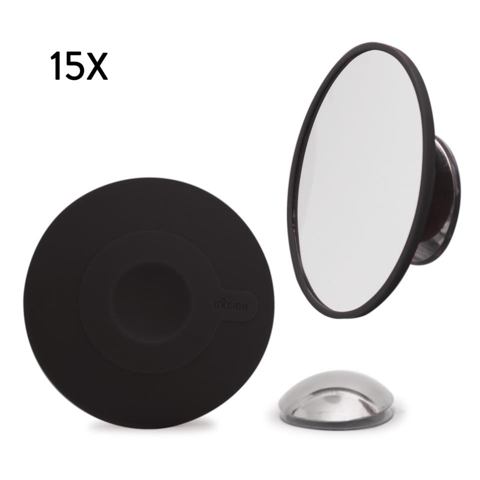 Bosign Löstagbar Make-up spegel X15. AirMirror™ svart
