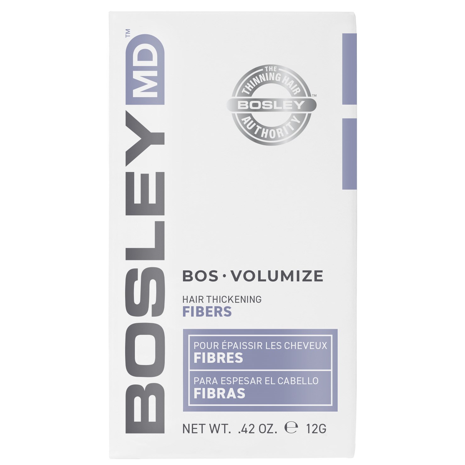 Bosley Hair Thickening Fibers - Medium Brown 12 ml billede