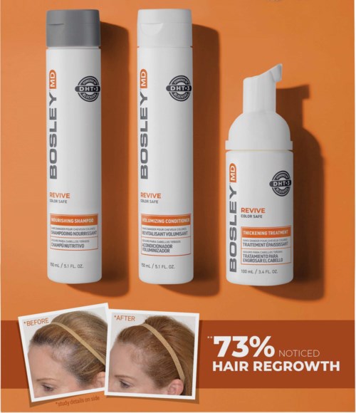 Bosley Reveive Color treated hair Starter Pack