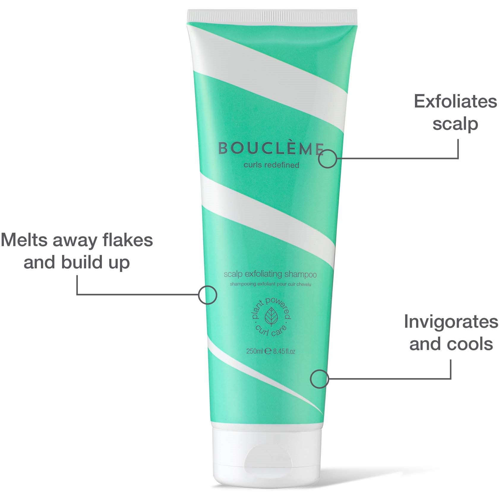 Alternativ bild 1 för Boucleme Scalp Exfoliating Shampoo 250 ml