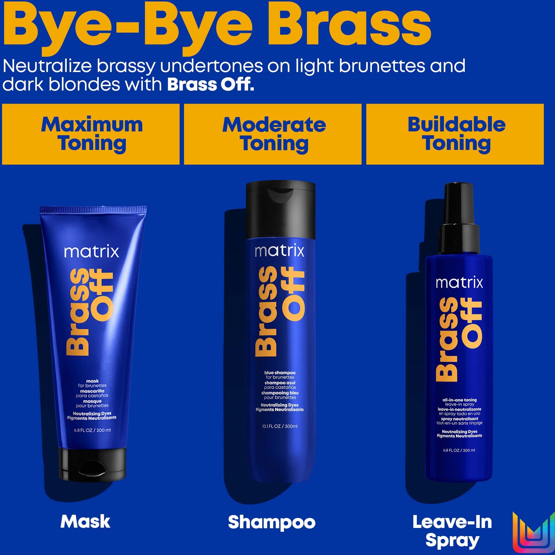 Matrix Brass Off Total Results Color Obsessed Shampoo 300 ml (obrázok 5)