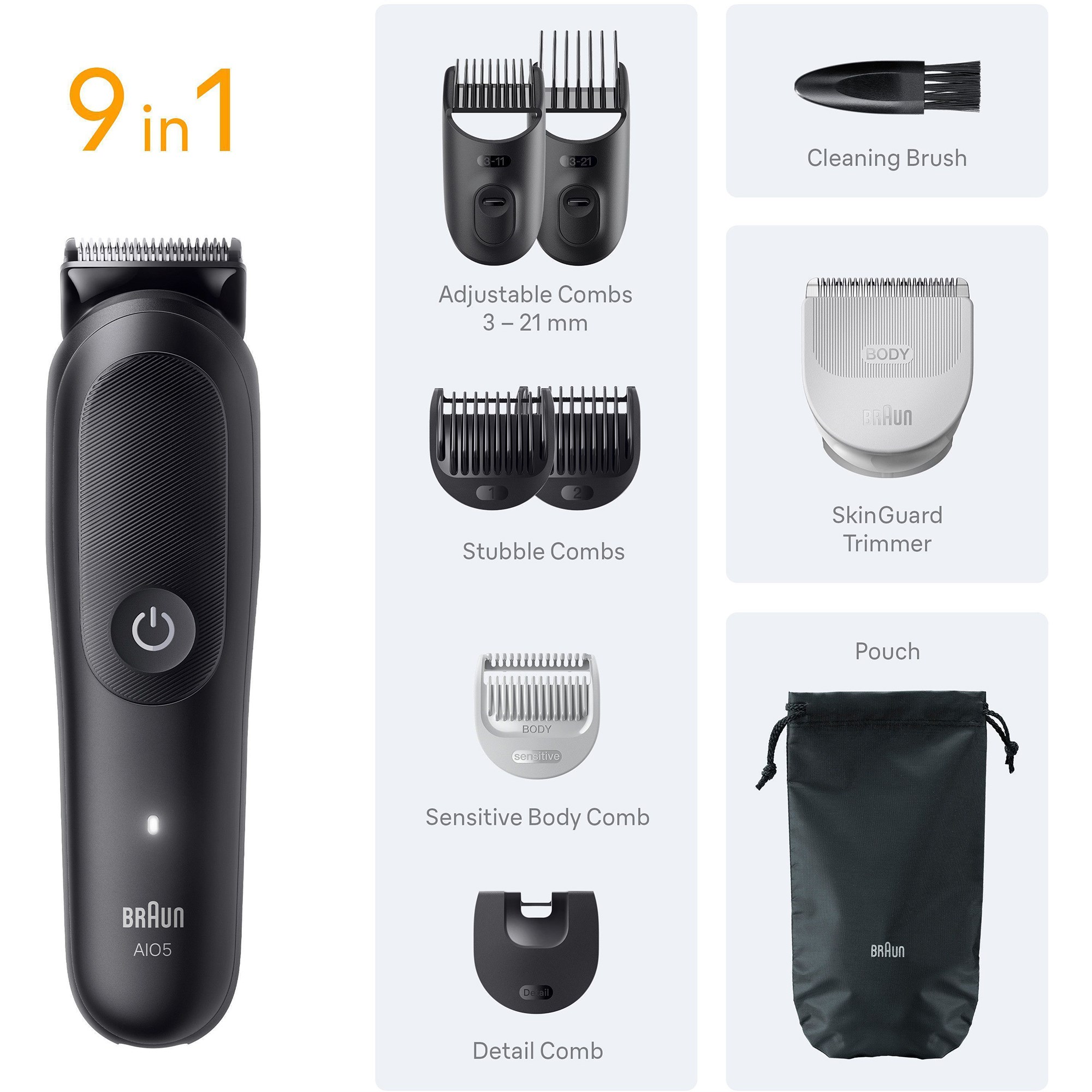 Braun All-In-One Style Kit Series 5 MGK5440 10-in-1 Kit for Men (obrázok 6)