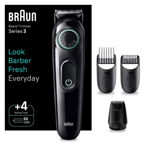Braun Beard Trimmer Series 3 BT3421 Trimmer For Men With 58