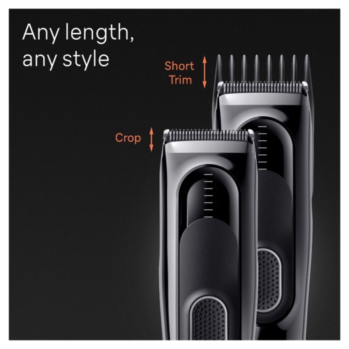 Машинка для стрижки Braun Series 5 HC5510, аккумуляторная, чёрная — фото 4