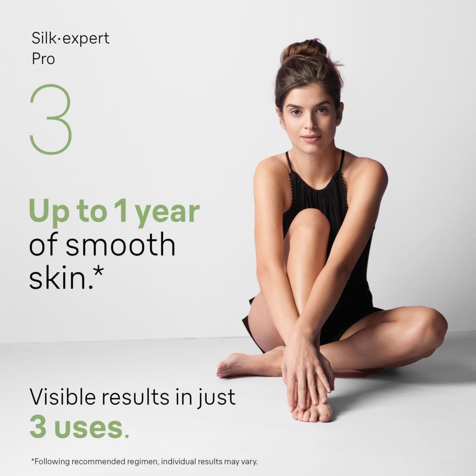 Braun IPL Silk·expert Pro 3 At Home Hair Removal With Pouch Venus Razor 2 Heads PL3122