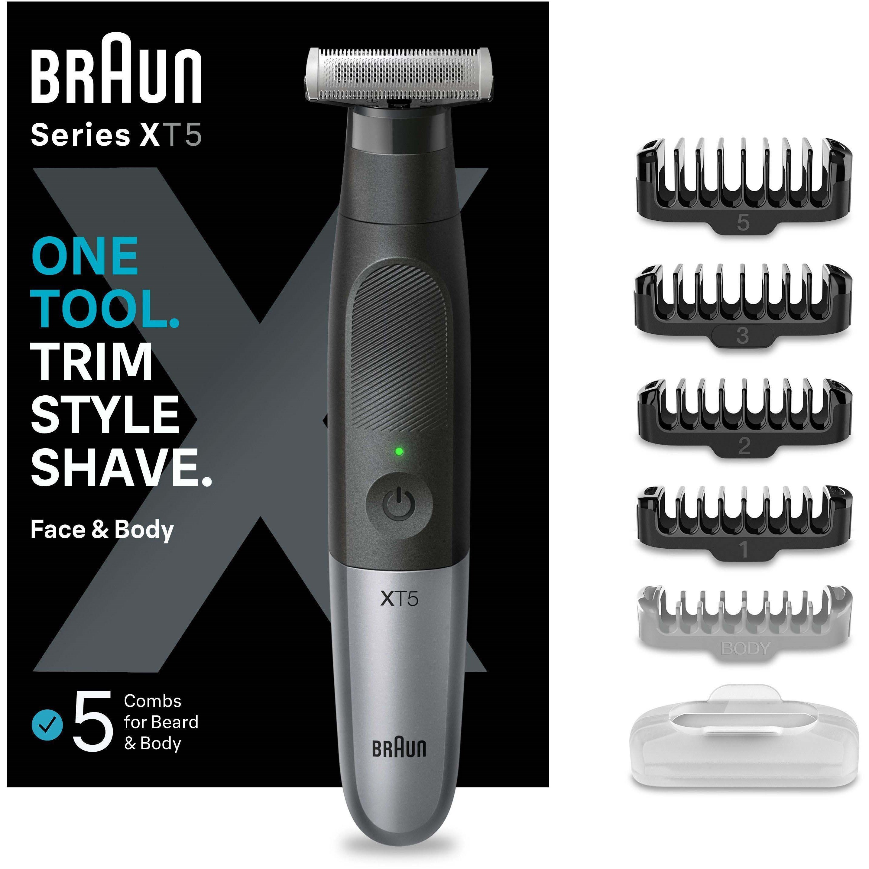Läs mer om Braun Series X Beard Trimmer & Body Shaver For Face & Body