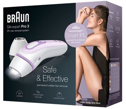 Braun Silk expert Pro 3 PL3132 Vit&Lila