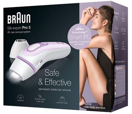 Braun Silk expert Pro 3 PL3132 Vit&Lila