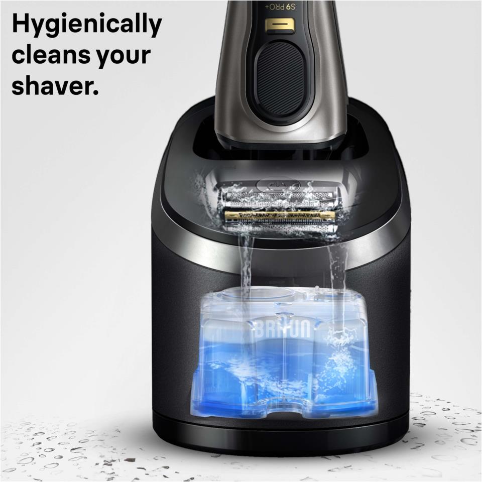 Braun Electric Razor Cleaner Braun 3in1 ShaverCare SmartCare Center Refill Cartridges Hygienic ...