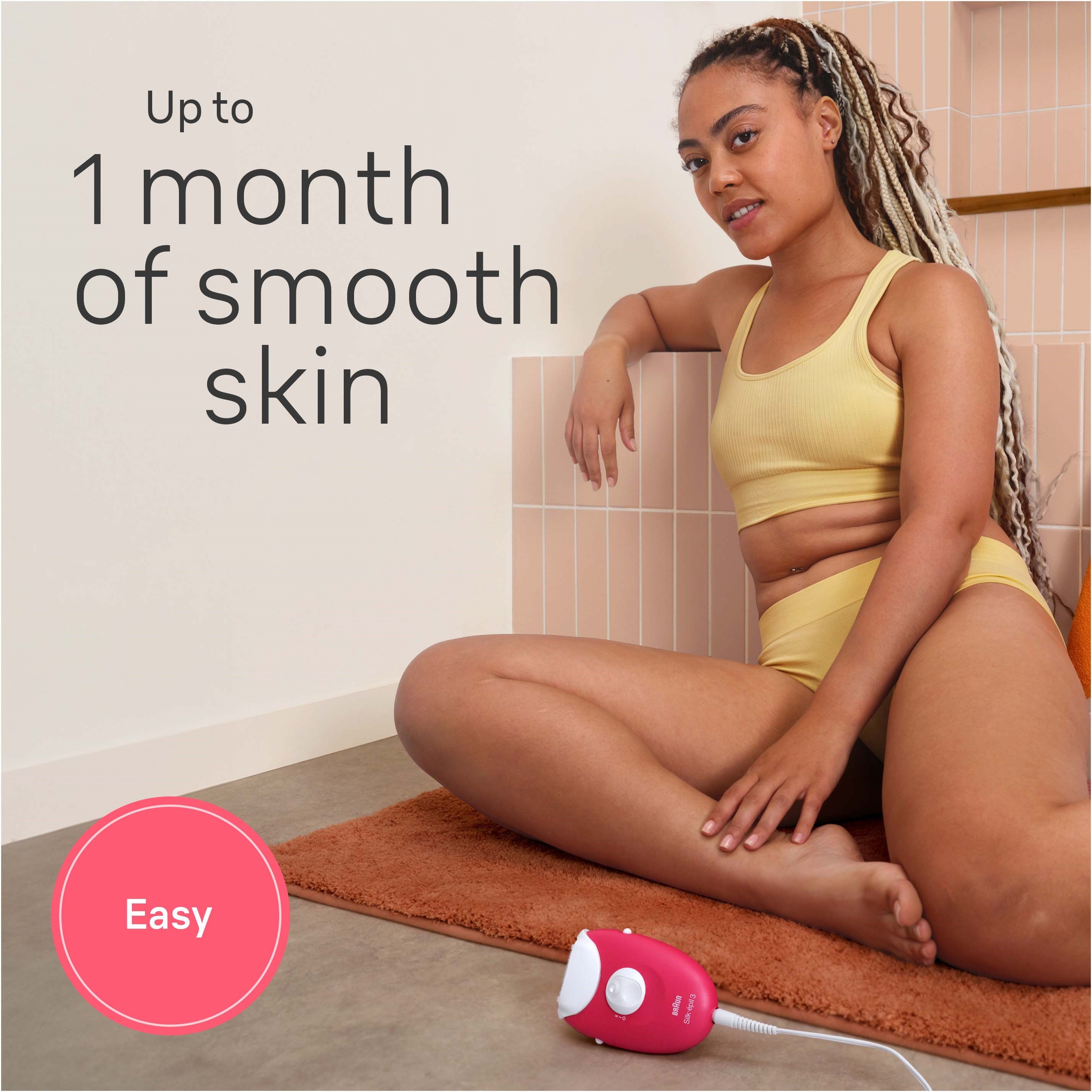 Braun Silk-épil 3 Corded Epilator For Hair Removal Weeks Of Smooth Ski (obrázok 3)
