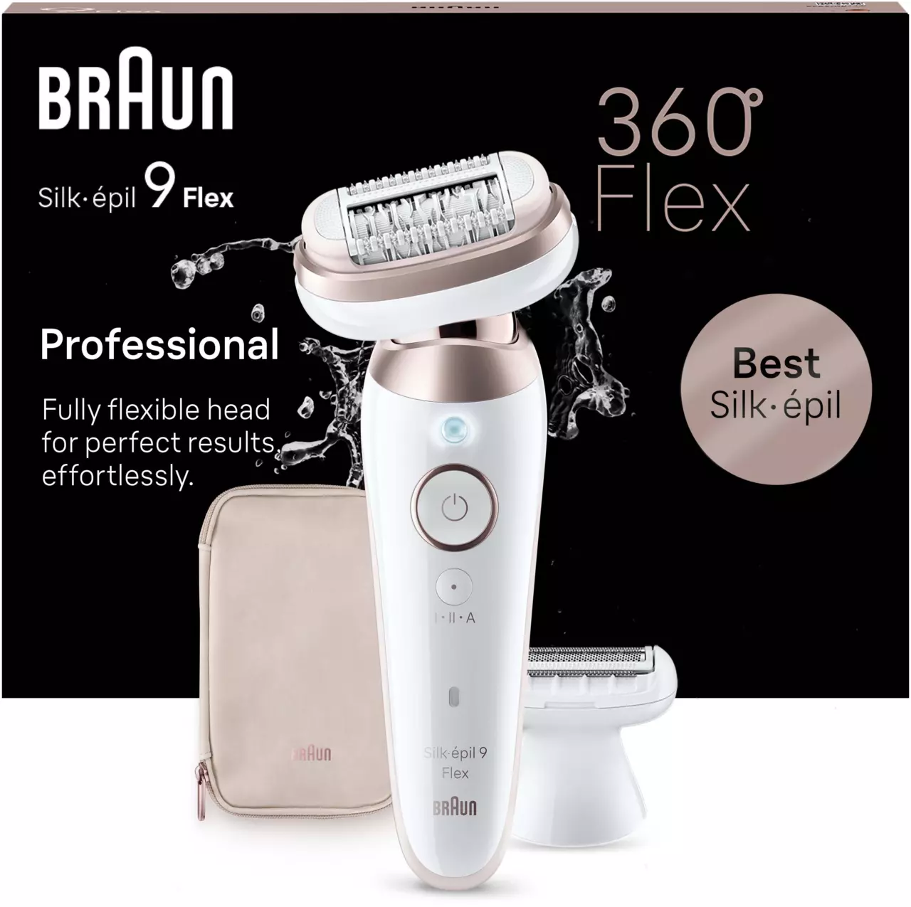 Paras epilaattori - Katso TOP-5 suosituimmat mallit 6 Braun Silk-épil 9 Flex epilaattori