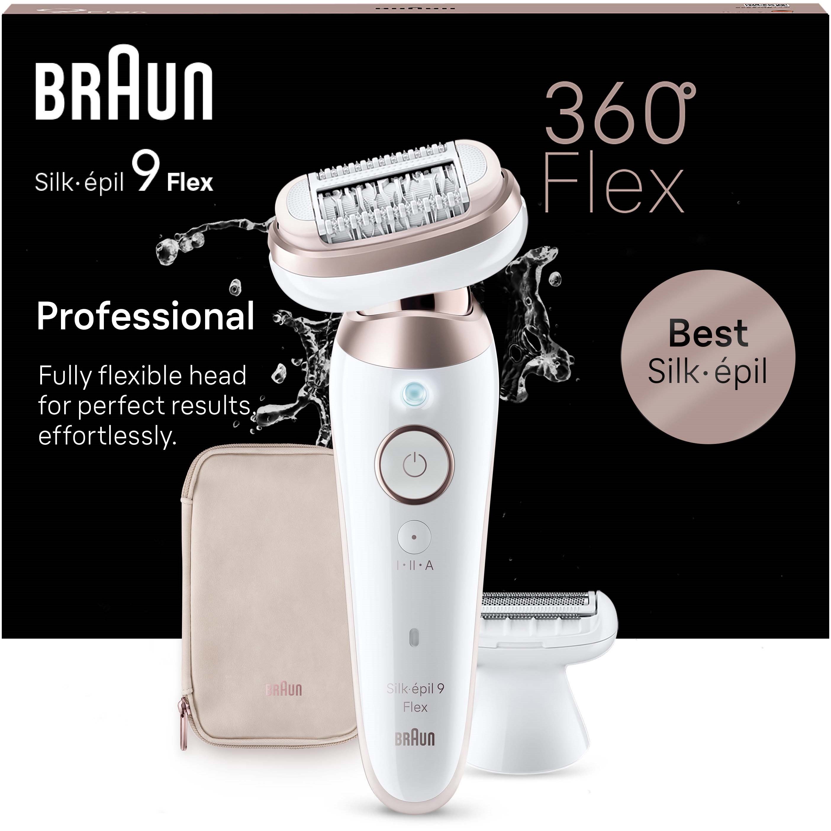 Braun Silk-épil 9 Flex Epilator For Easy Hair Removal 9-030 3D Wh
