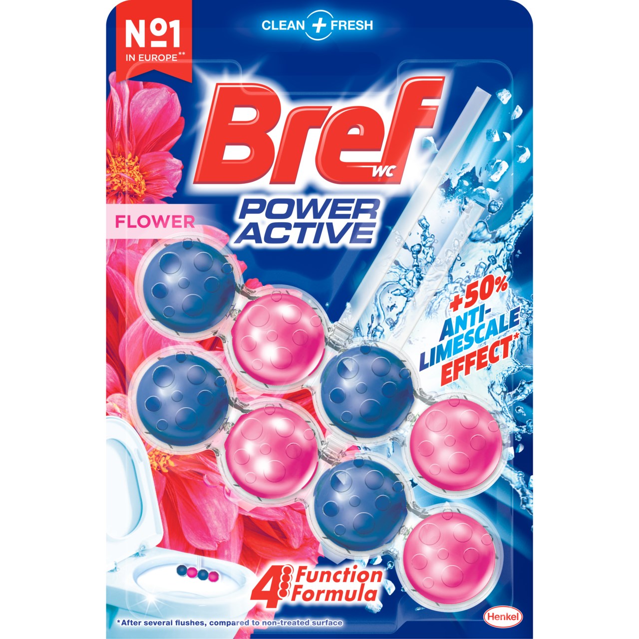 Läs mer om Bref Power Active Fresh Flower duo-pack 2x50g