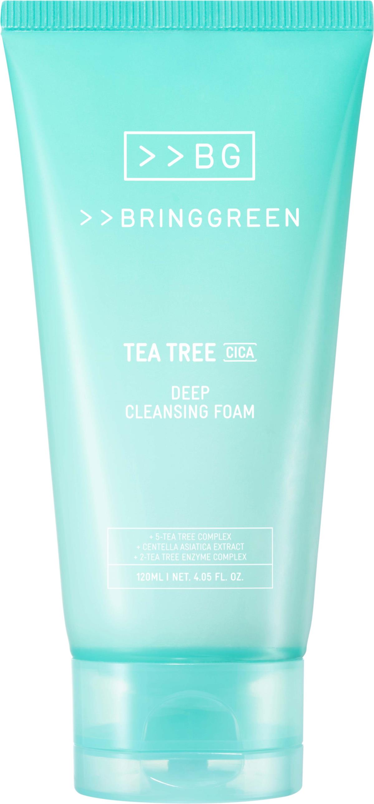 BRINGGREEN Tea Tree Cica Deep Cleansing Foam 120 ml