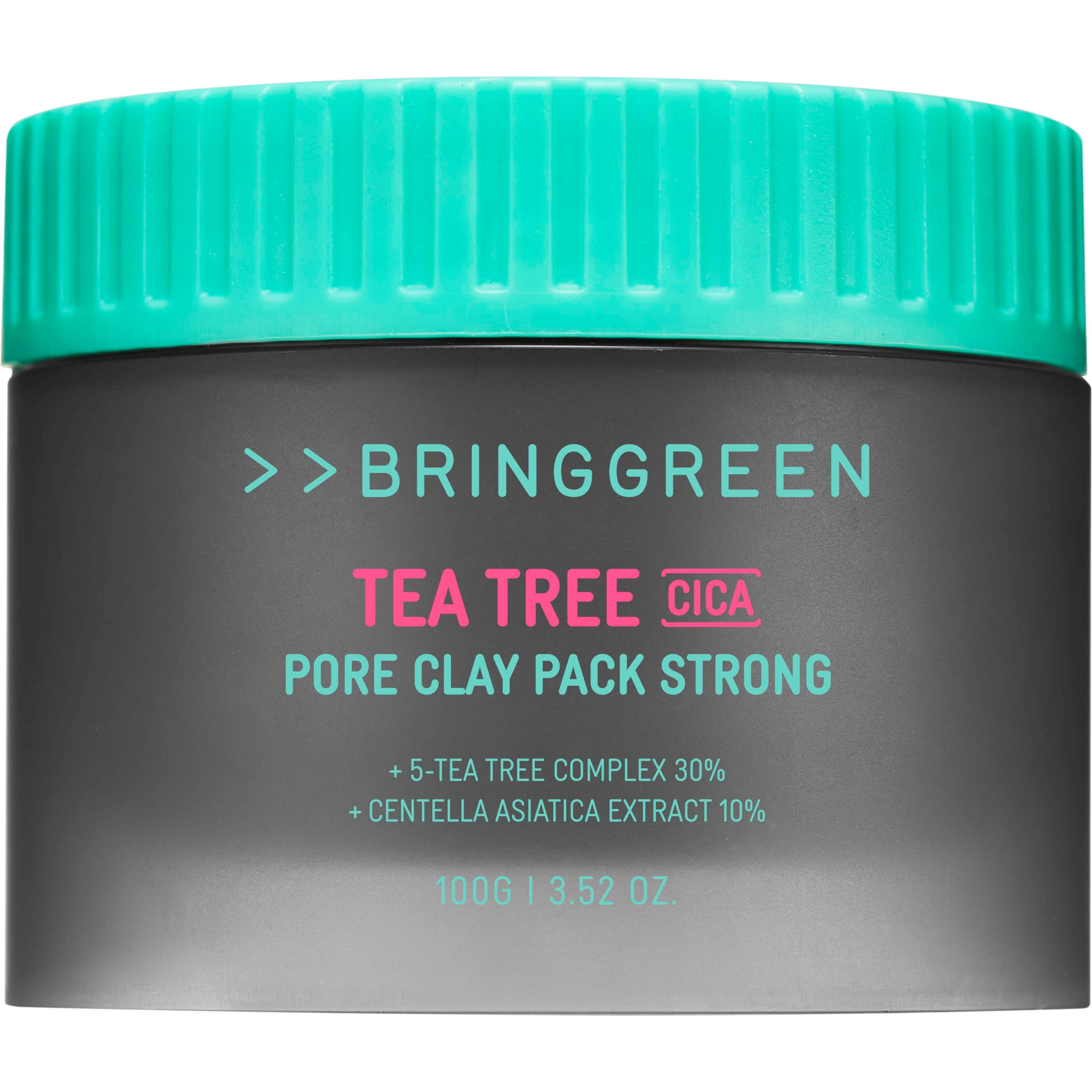 BRINGGREEN Tea Tree Cica Pore Clay Pack Strong 100 g parfym