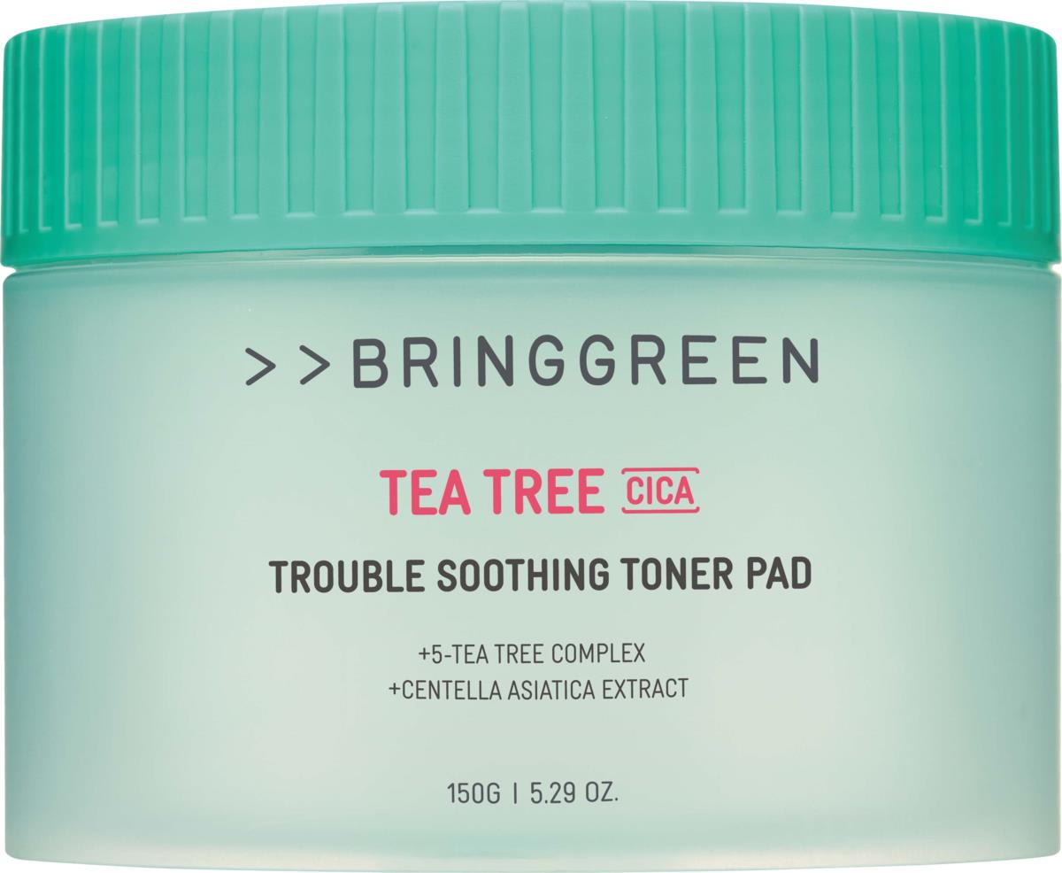 BRINGGREEN Tea Tree Cica Trouble Soothing Toner Pad 90 st