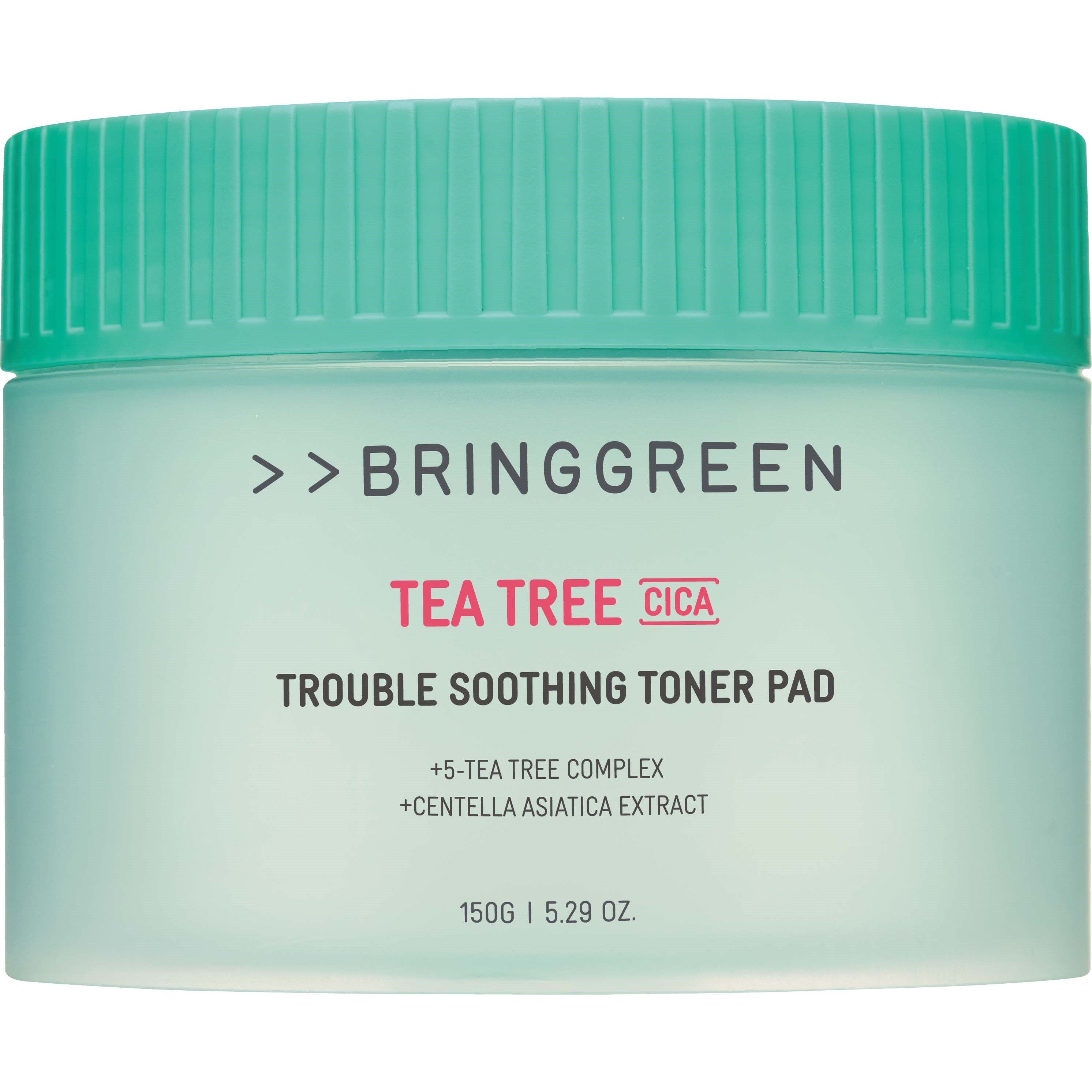 BRINGGREEN Tea Tree Cica Trouble Soothing Toner Pad 90 st parfym