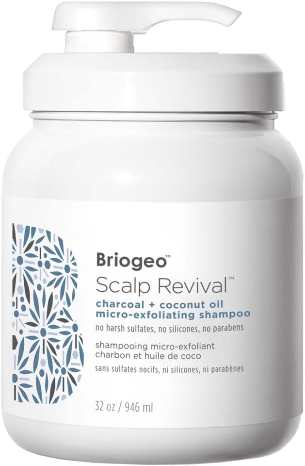 Briogeo Charcoal + Coconut Oil Micro-exfoliating Shampoo 946 ml