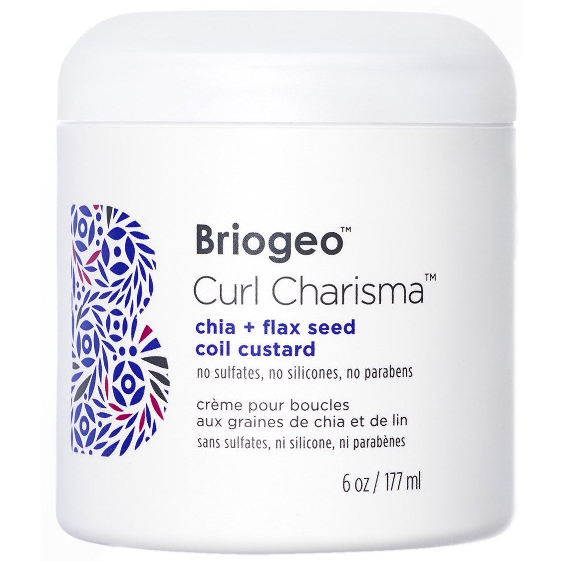 Briogeo Curl Charisma Chia + Flax Seed Coil Custard  177 ml