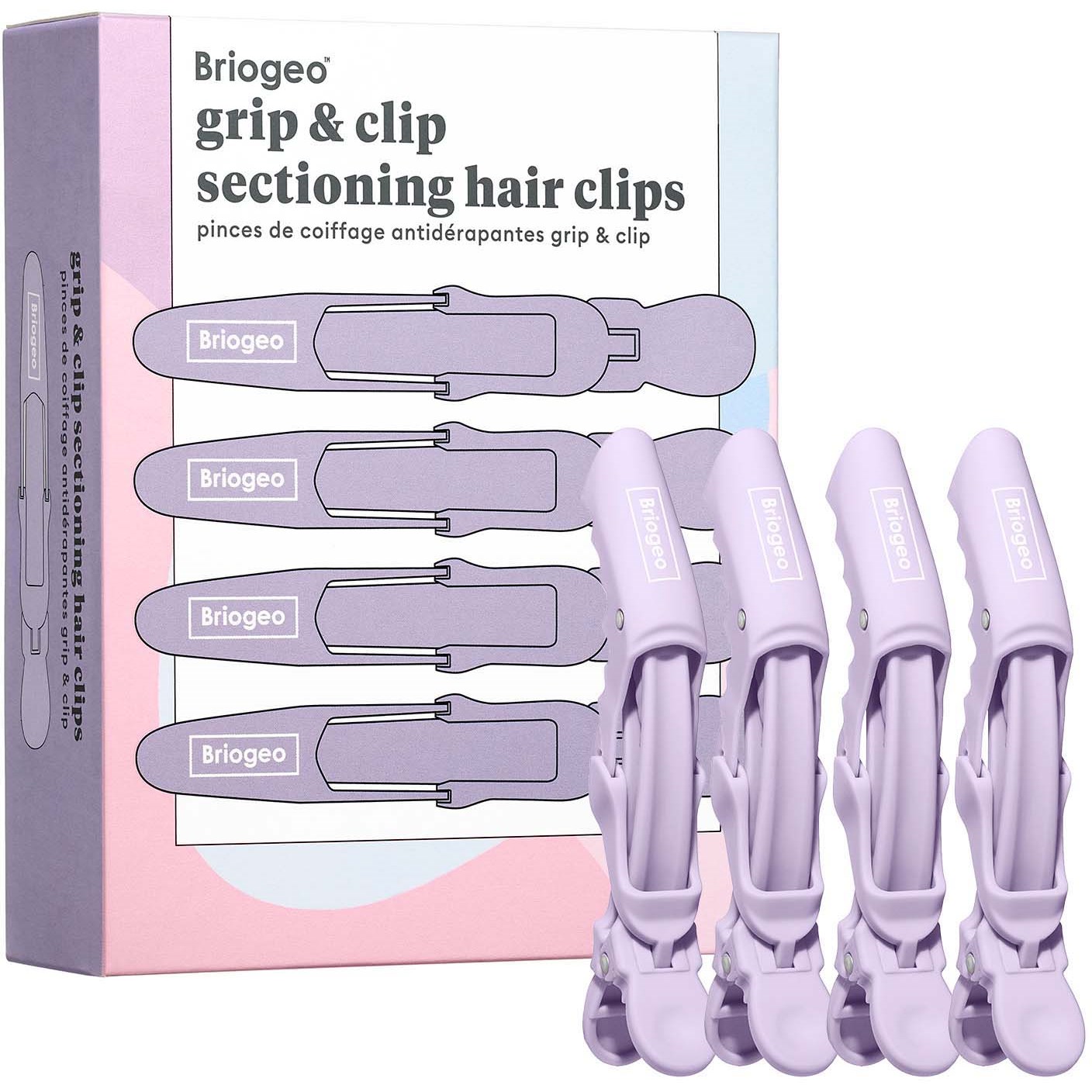 Briogeo Grip & Clip Alligator Hair Clips for Sectioning and Styling