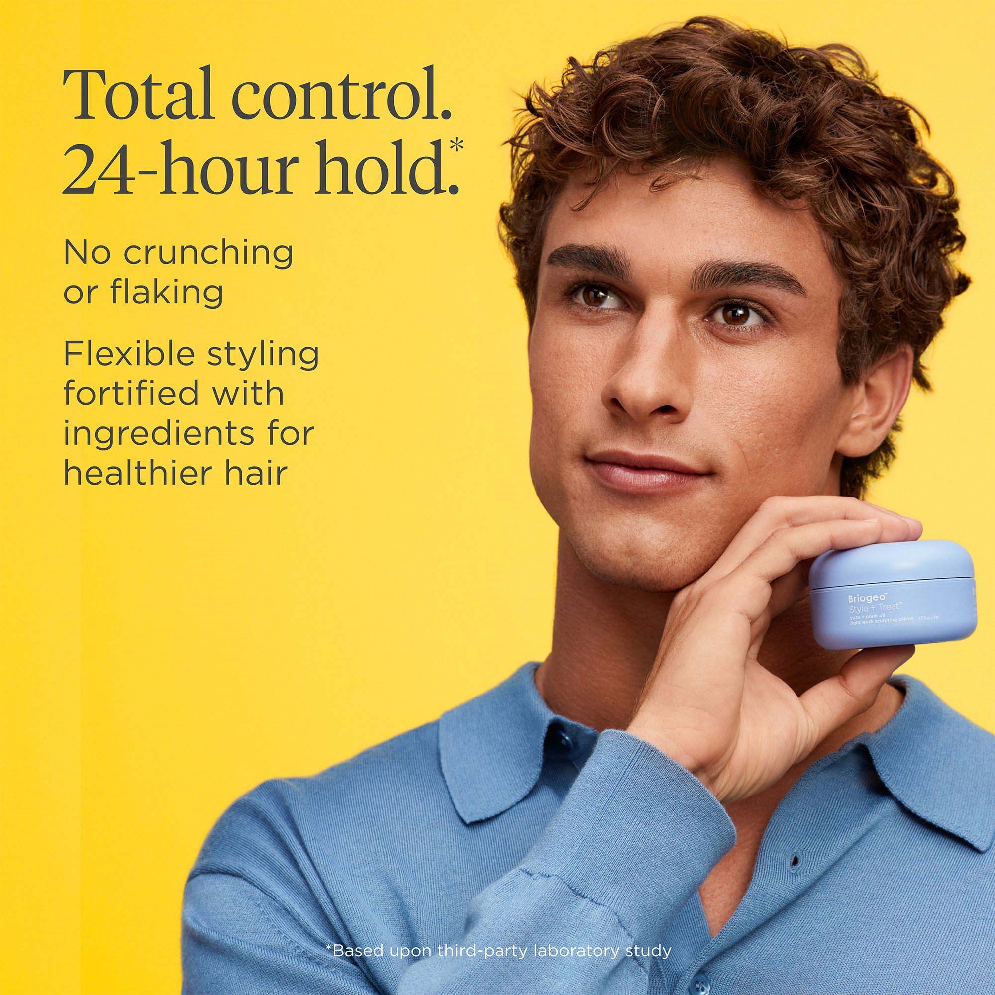 Briogeo Style + Treat Yuzu + Plum Oil Light Work Sculpting Crème (obrázok 9)