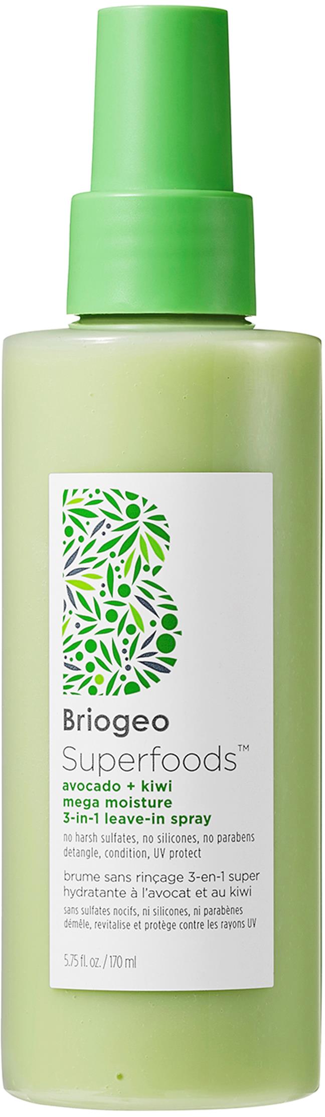 Briogeo Superfoods Avocado + Kiwi Mega Moisture 3in1 LeaveIn Spray 170 ml