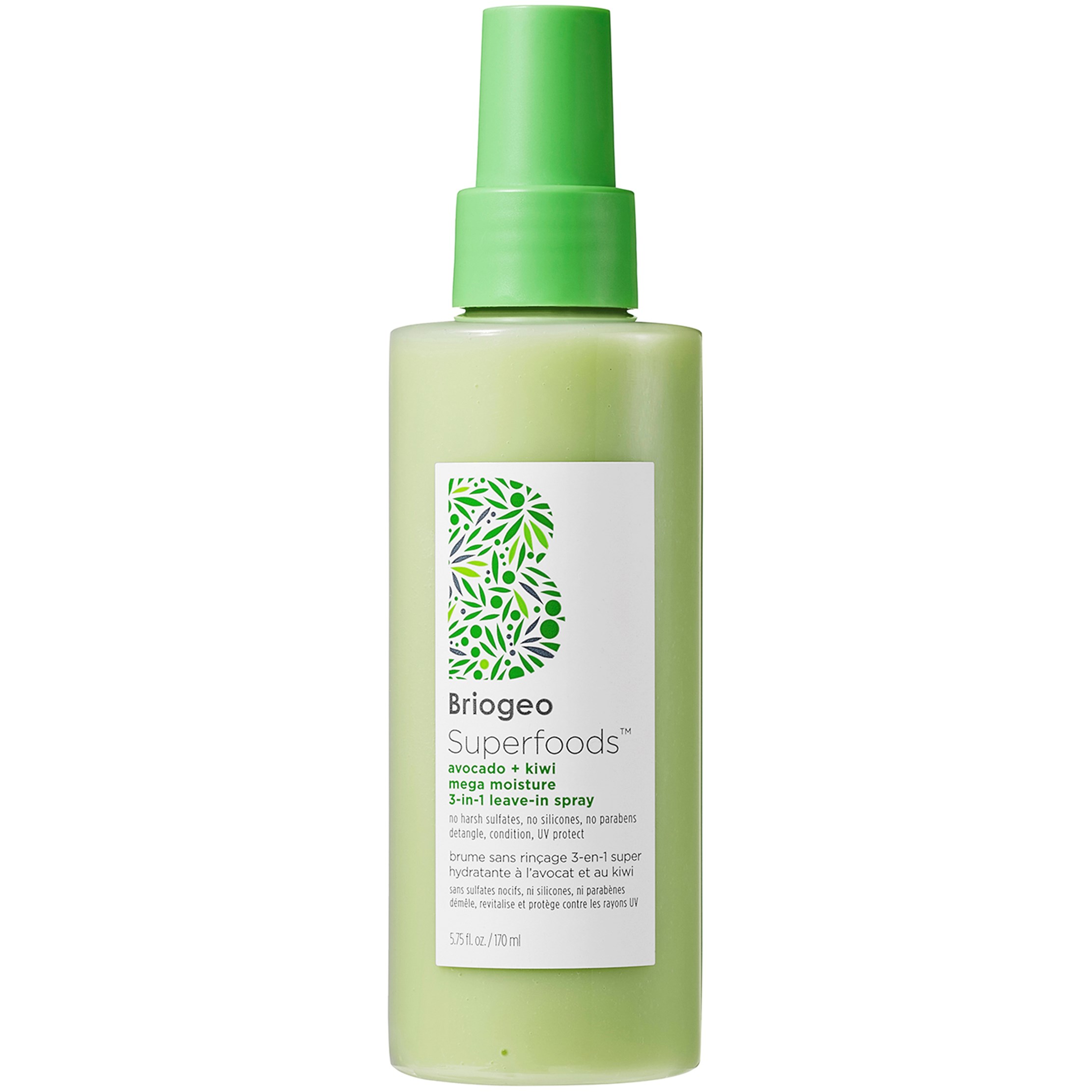 Bilde av Briogeo Superfoods™ Avocado + Kiwi Mega Moisture 3-in-1 Leave-in Spray