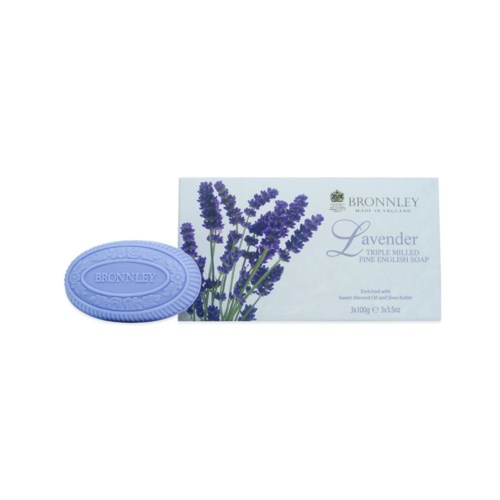 Bronnley Tvål 3x100g Lavender Presentask 100 ml
