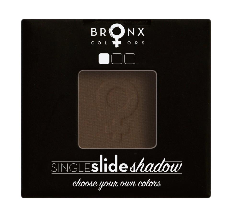 Bronx Colors Single Slide Shadow Toffee Brown