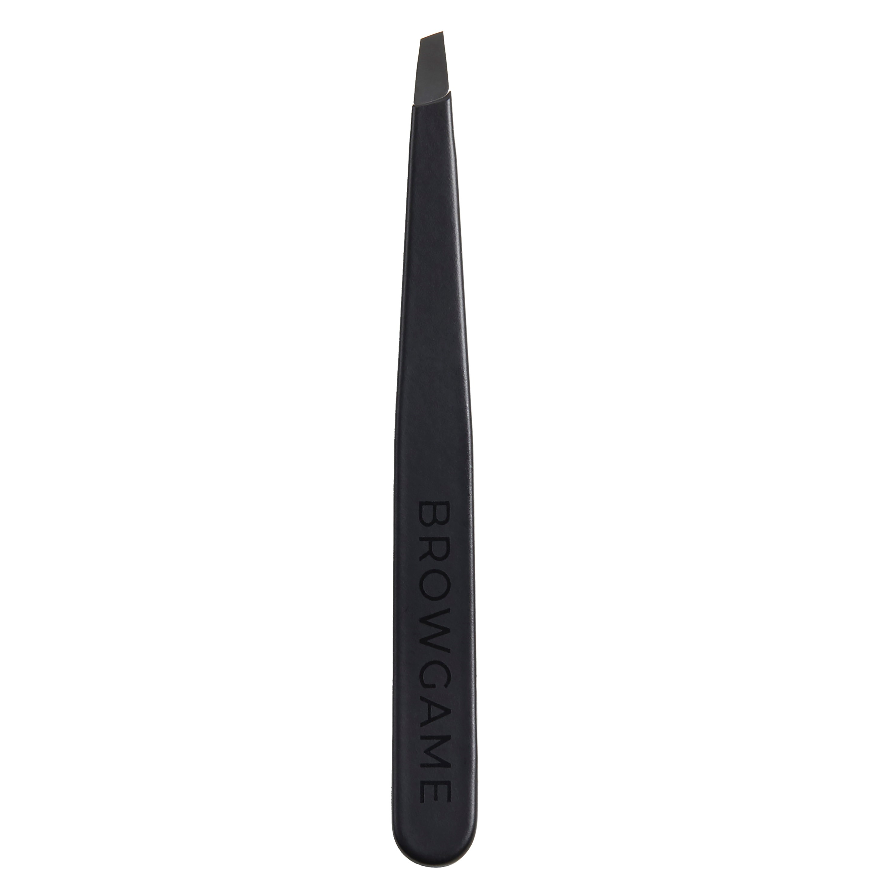 Alternativ bild 1 för Browgame Cosmetics Signature Tweezer Slanted - Soft Touch Blackout