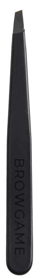 Browgame Cosmetic Signature Tweezer Slanted - Soft Touch - B