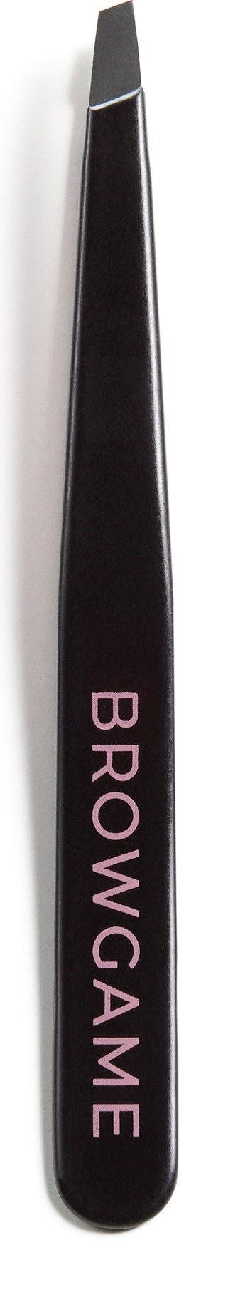 A black nail file with pink text that says 'BROWGAMAGE'.