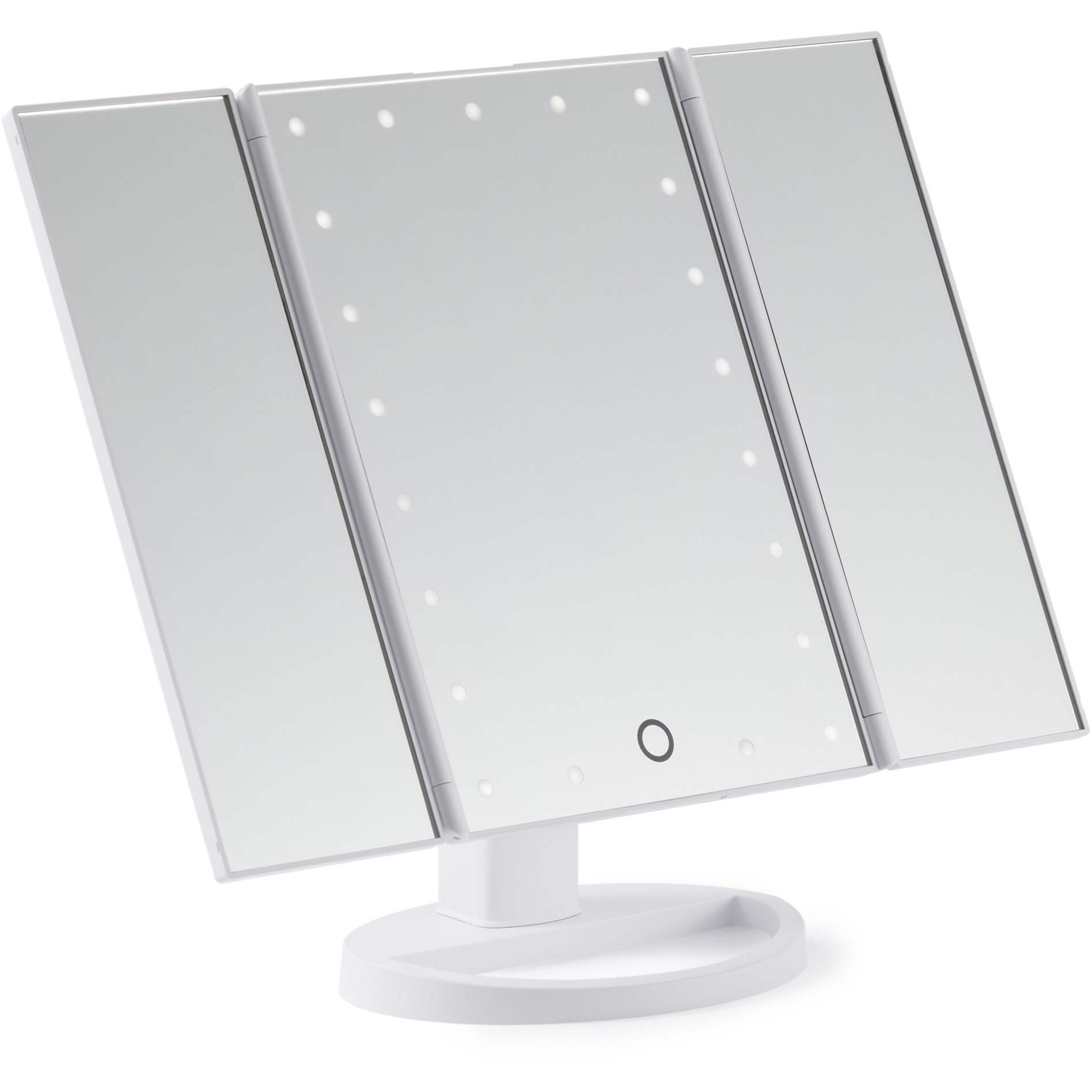 Alternativ bild 1 för Browgame Cosmetics Tri Folded Lighted Makeup Mirror