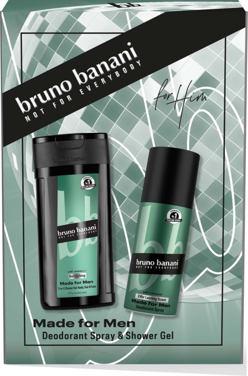Bruno Banani Gift Set Made For Men Shower Gel 250 ml + Deo Spray 150 ml