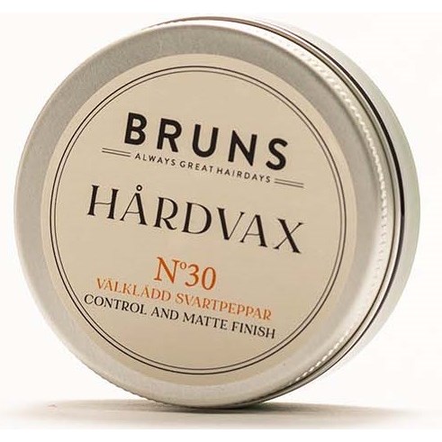 Läs mer om Bruns Products Hårdvax Välklädd Svartpeppar Nr 30 50 ml