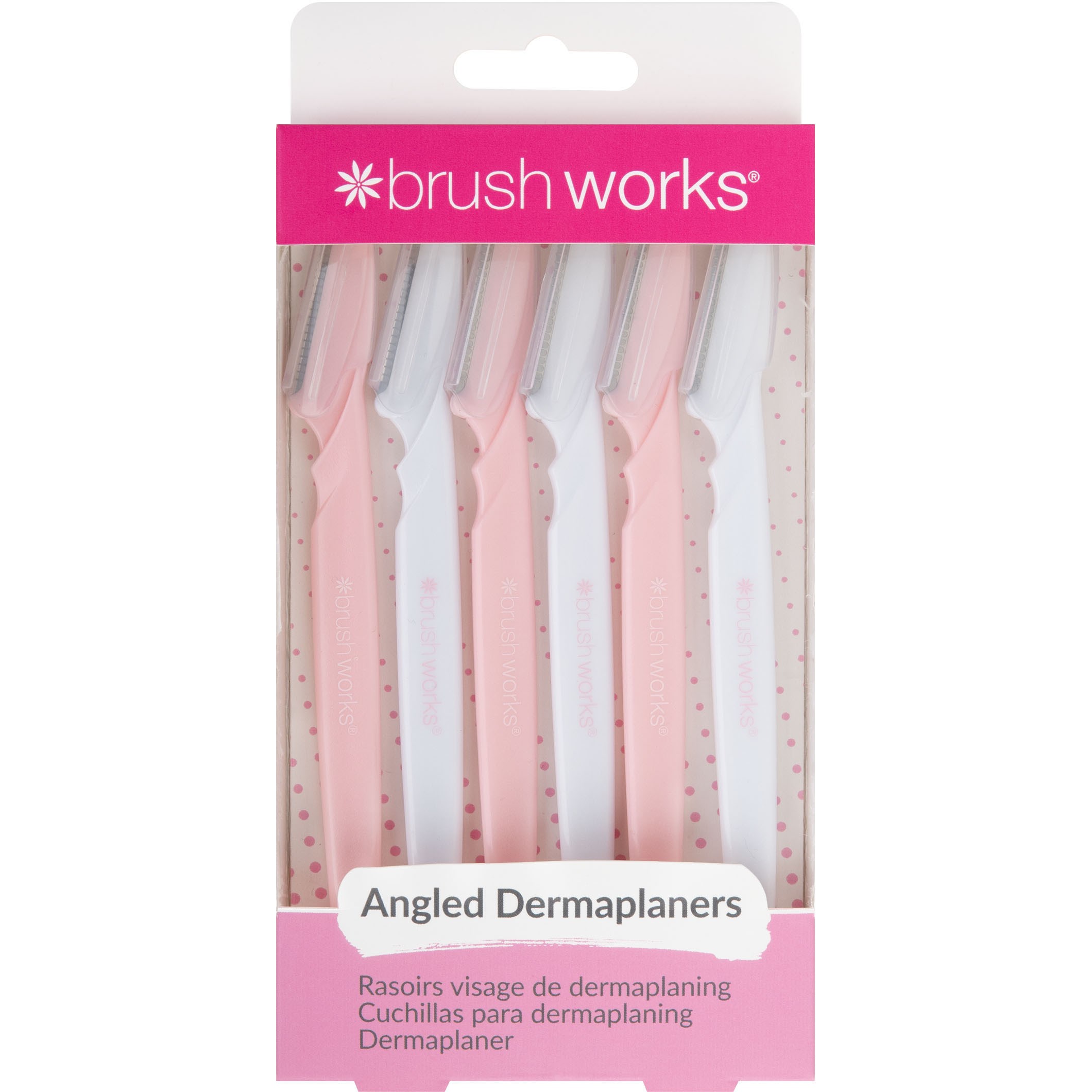 Läs mer om Brushworks Angled Dermaplaners (Pack of 6)