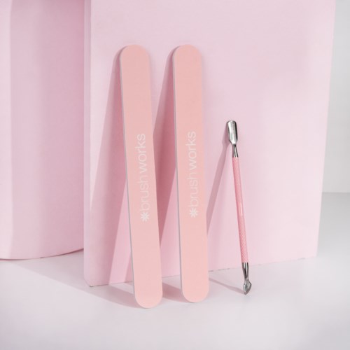 Brushworks Cuticle Pusher and Files
