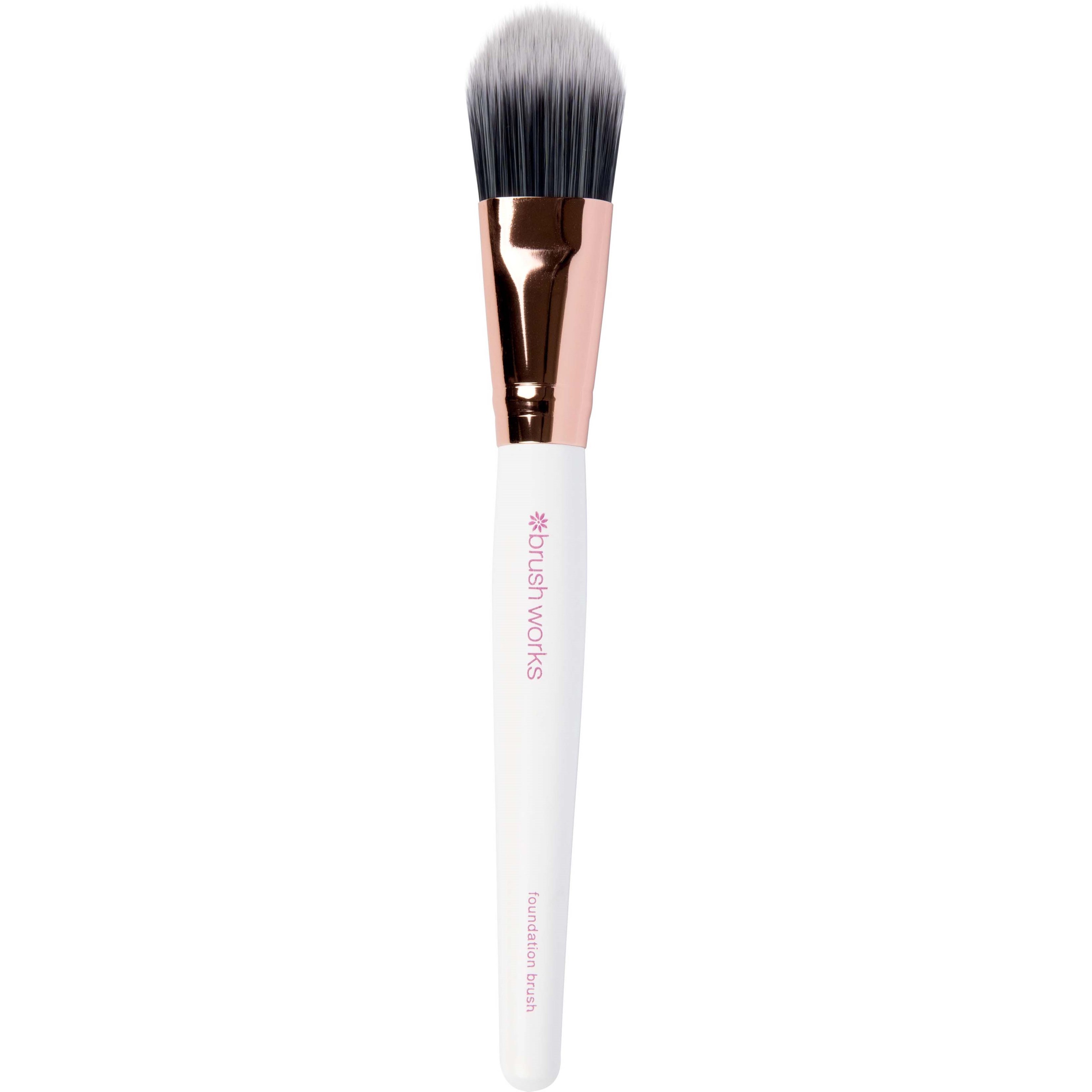 Alternativ bild 1 för Brushworks Foundation Brush- Pink & Gold