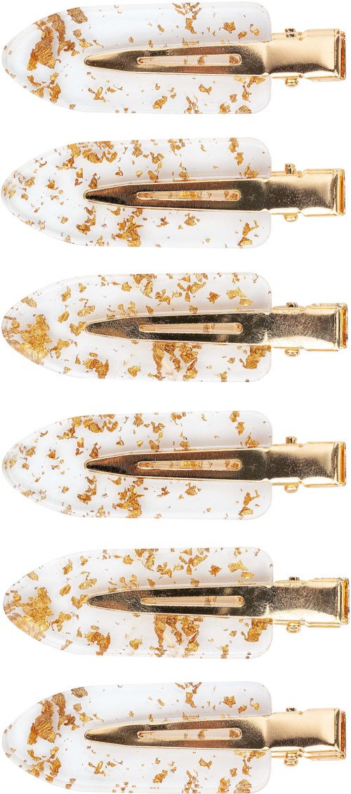 Brushworks Gold Flake No Crease Clips