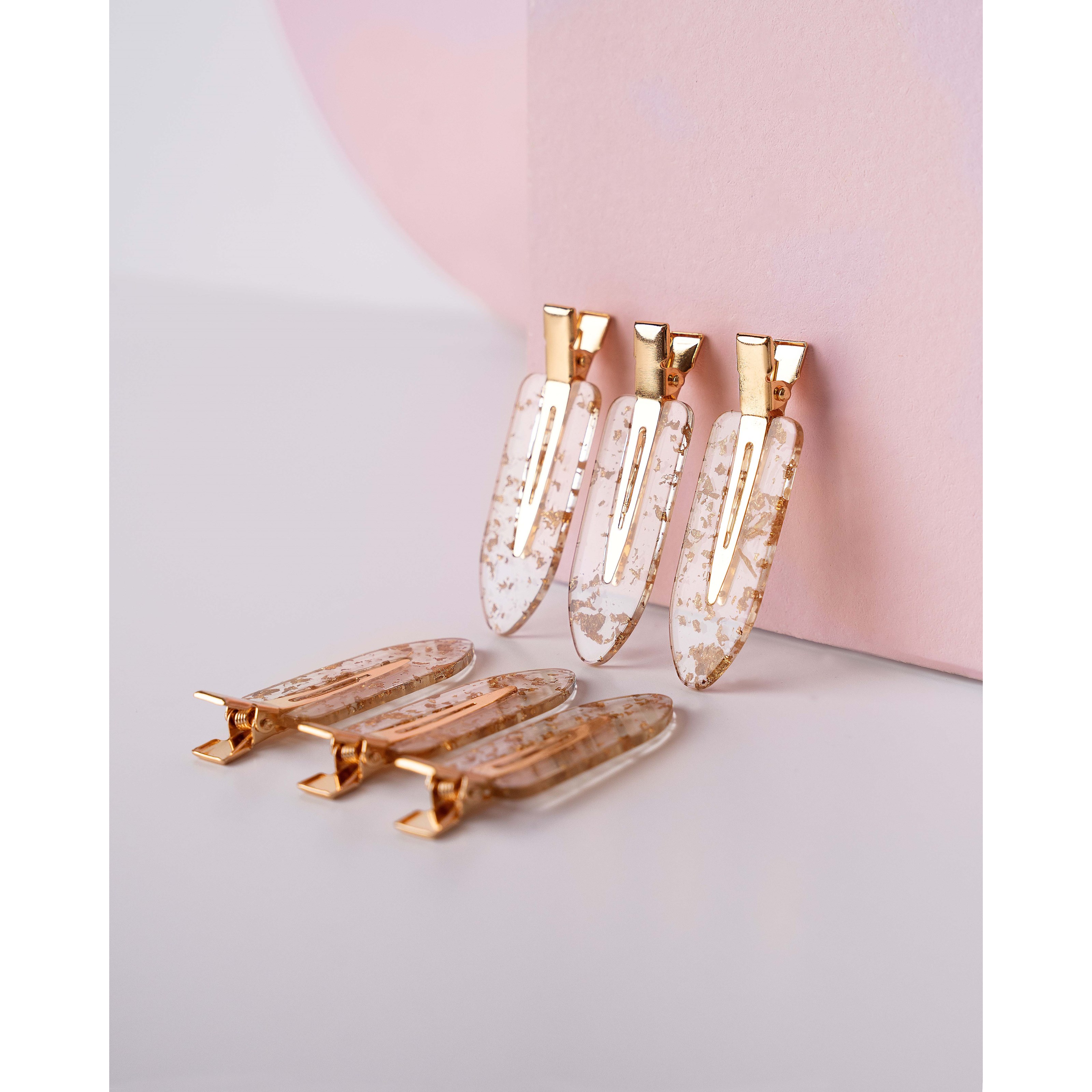 Brushworks Gold Flake No Crease Clips (obrázok 5)