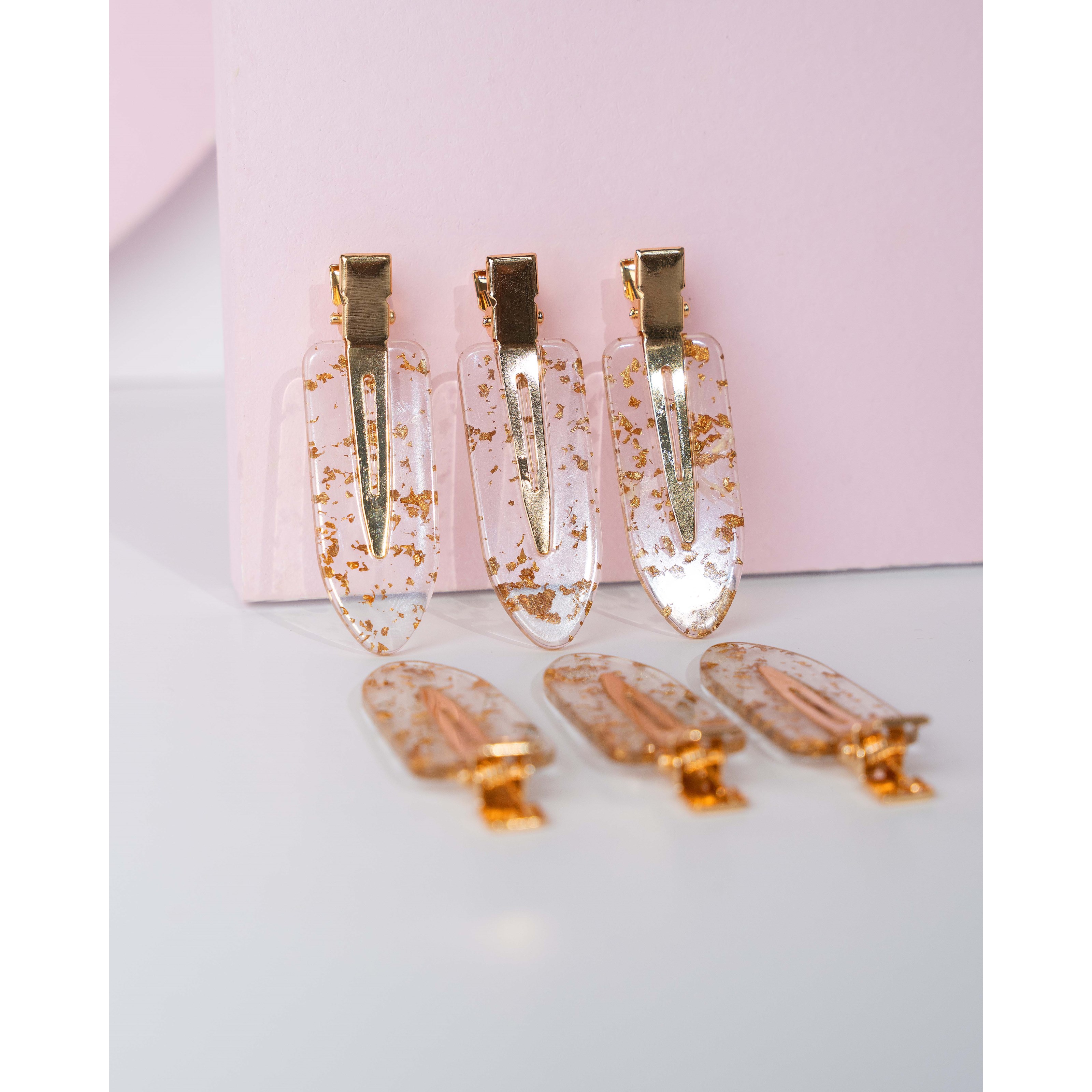 Brushworks Gold Flake No Crease Clips (obrázok 6)