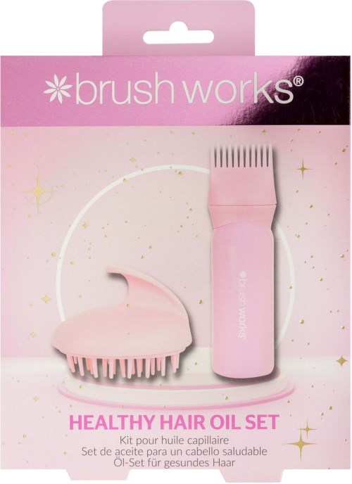 Brushworks Healthy Hair Oil Set