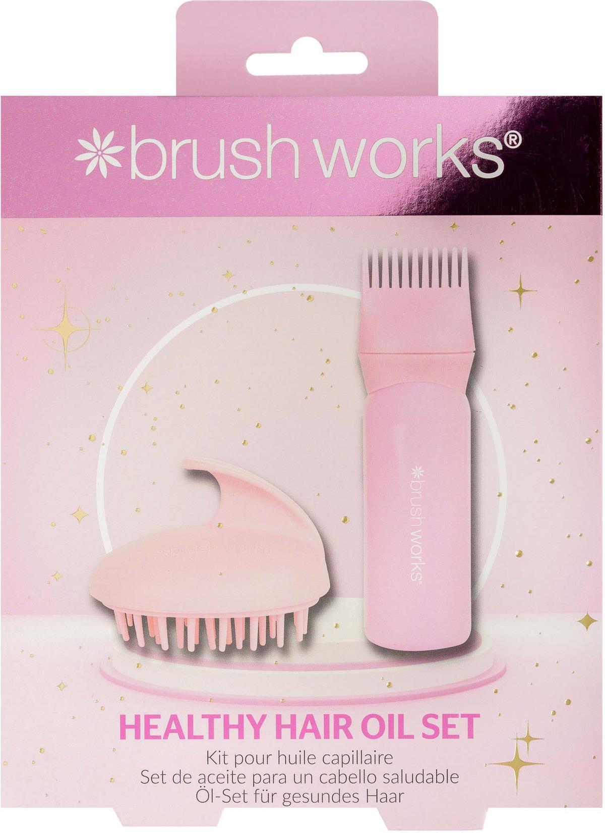 Brushworks Healthy Hair Oil Set