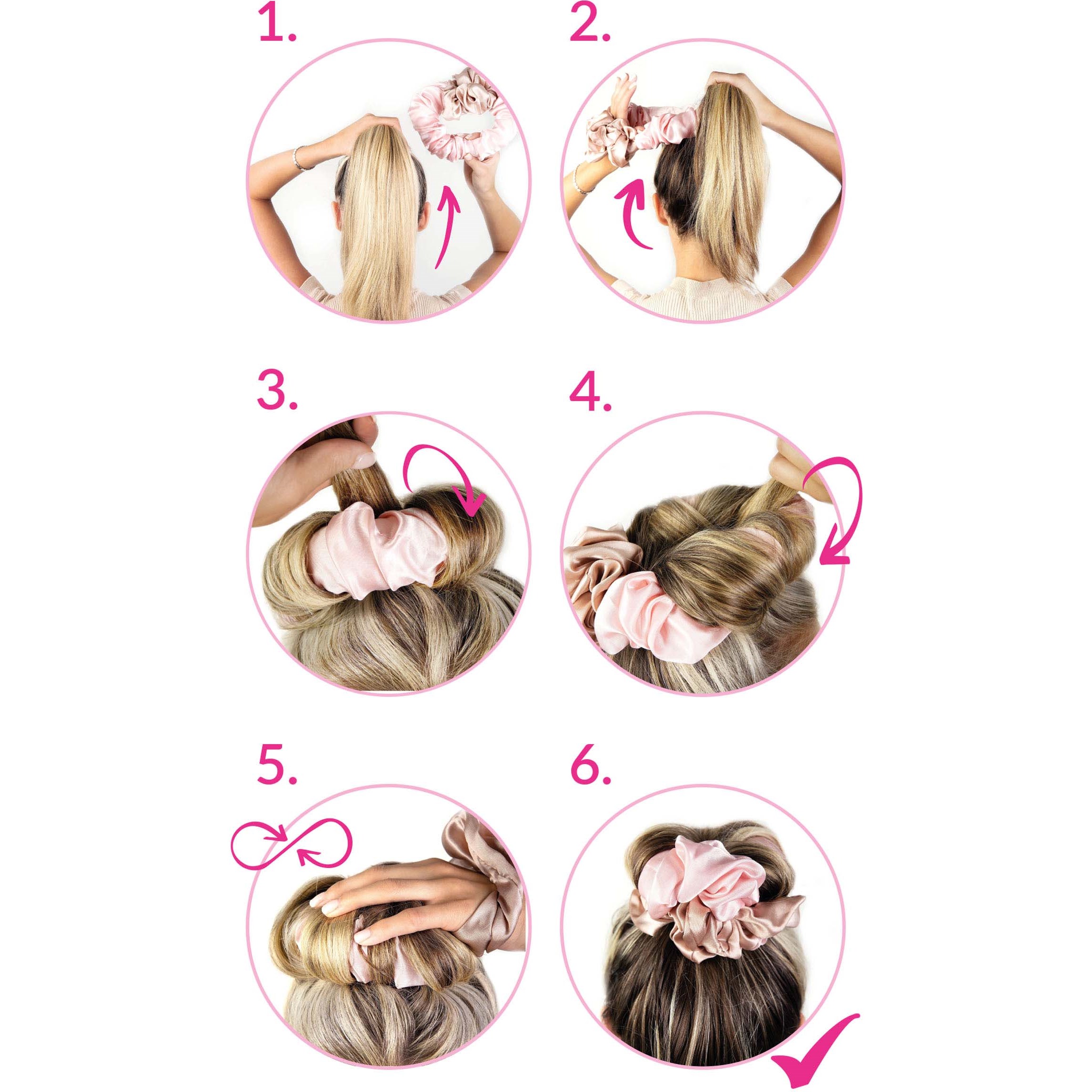 Brushworks Heatless Curling Scrunchie (obrázok 3)