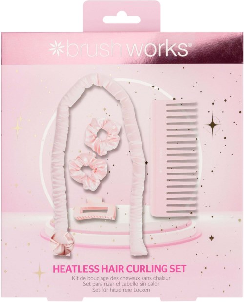 Brushworks Heatless Hair Curling Set