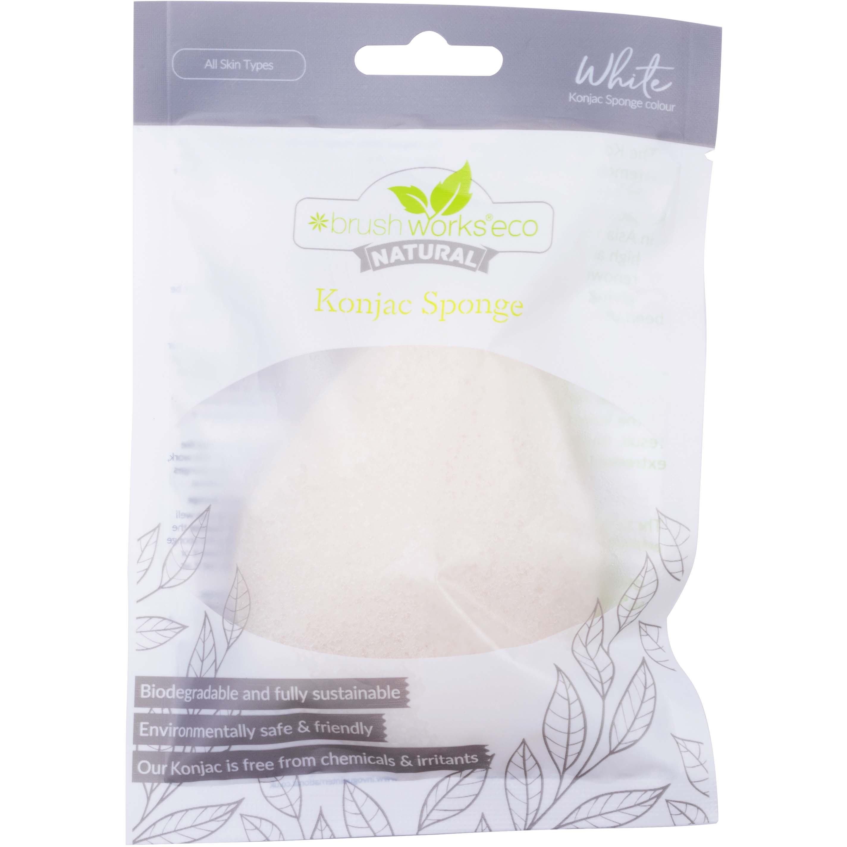 Brushworks Konjac Sponge White – Original