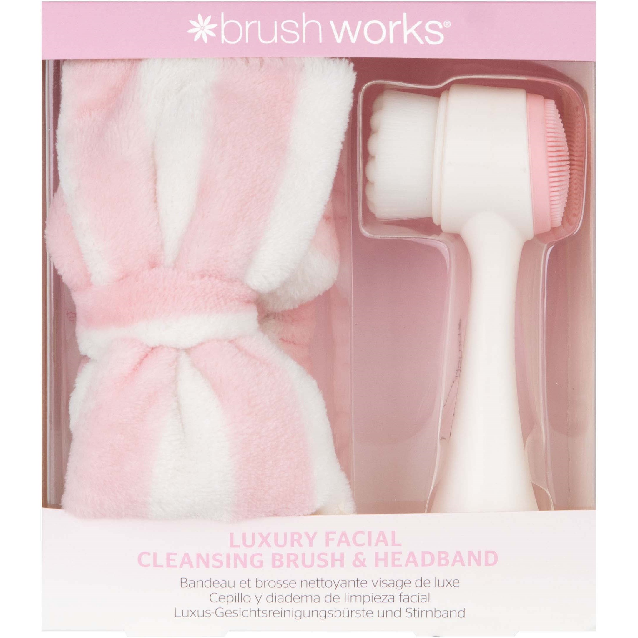 Läs mer om Brushworks Luxury Facial Cleansing Brush & Headband