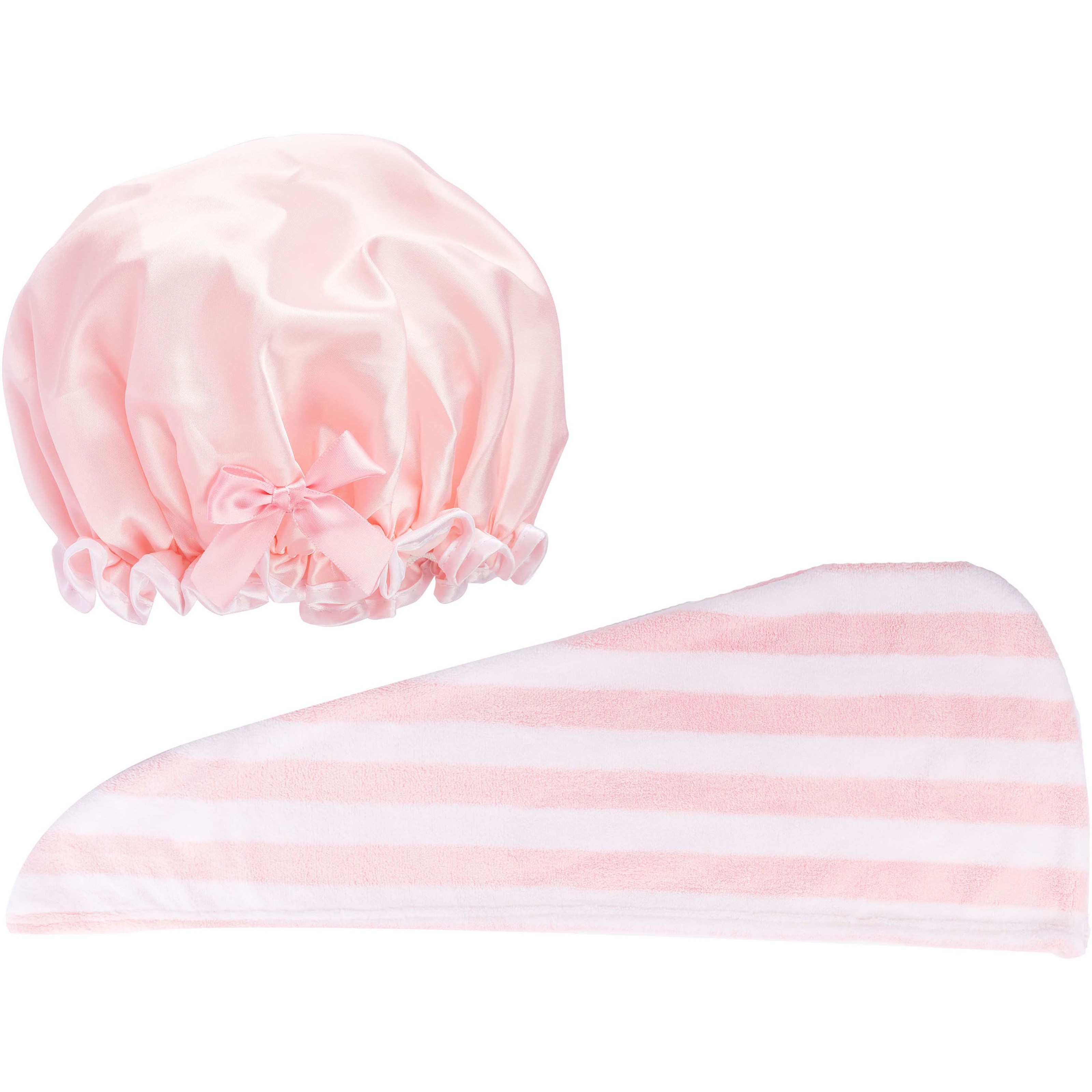 Brushworks Luxury Hair Towel & Shower Cap - zestaw do włosów (obrázok 5)