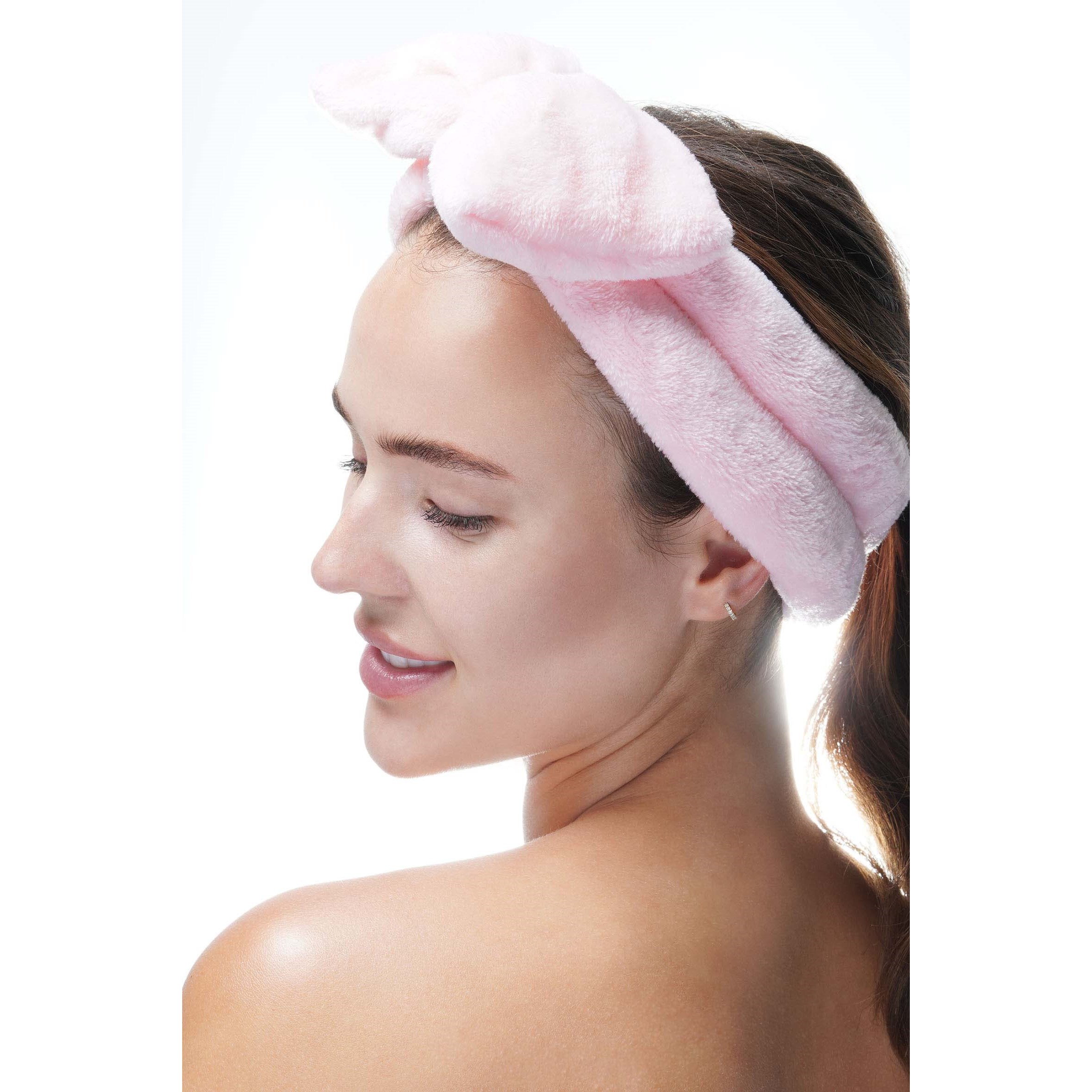 Brushworks Makeup Headband Pink (obrázok 4)