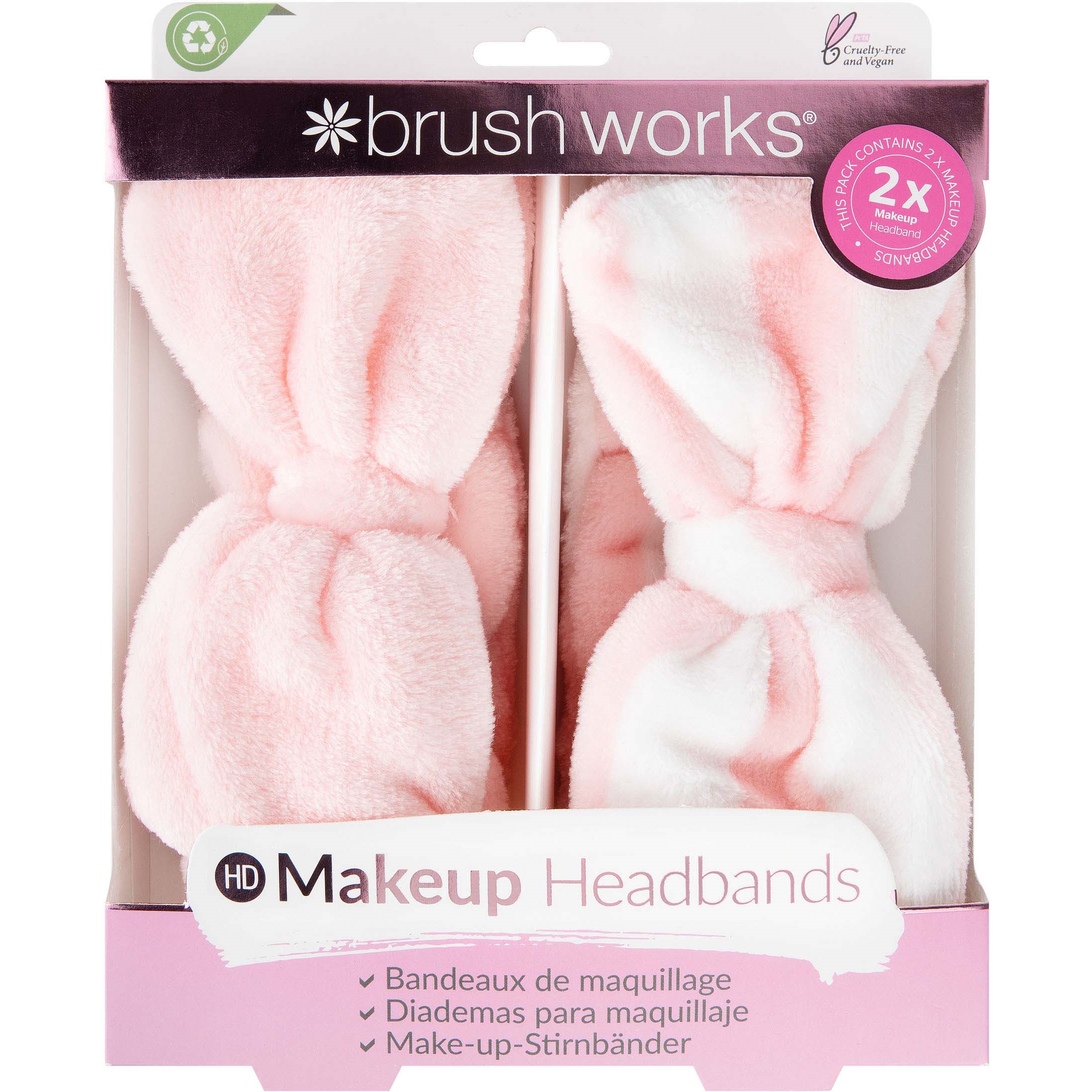 Bilde av Brushworks Makeup Headbands 2 Pack